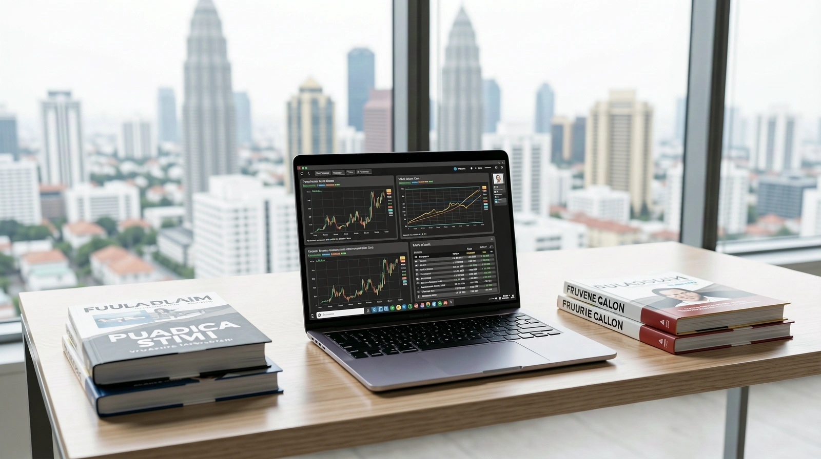 Ruang kerja analisis profesional